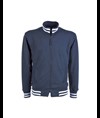 Felpa con zip lunga, con tasche