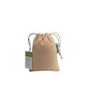 Sacchetto regalo in cotone organico 140g/m2, 10 x 14 cm Handle