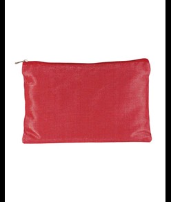 Beauty case in policotone brillante con zip