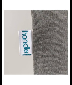 Shopper in cotone riciclato 190 g/m2, manici lunghi Handle