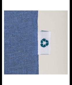 Shopper in cotone riciclato 190 g/m2, manici lunghi Handle