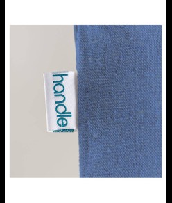 Shopper in cotone riciclato 190 g/m2, manici lunghi Handle