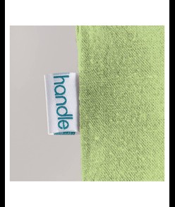 Shopper in cotone riciclato 190 g/m2, manici lunghi Handle