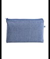 Beauty case in cotone riciclato 150 g/m2, con zip