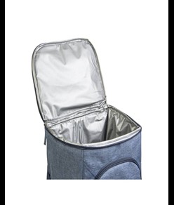 Zaino frigo in poliestere 300D melange, interno imbottito in PEVA