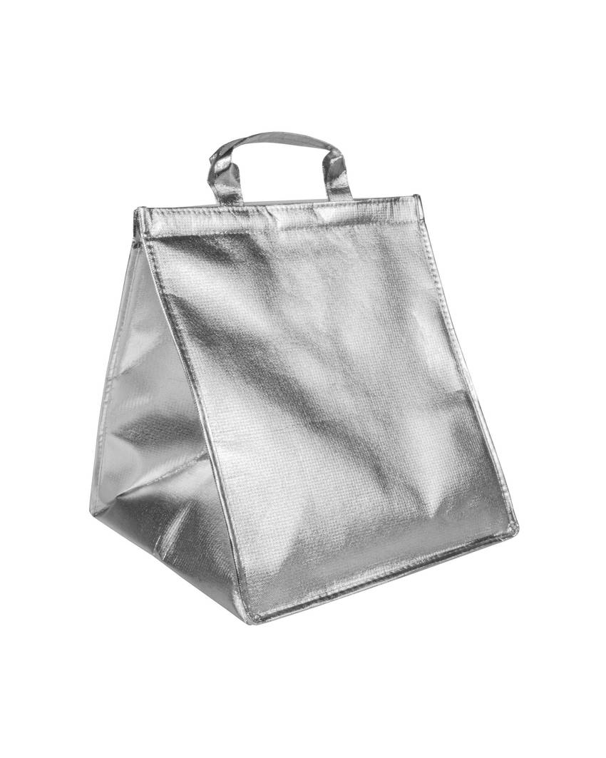 Borsa frigo porta torte/pizza in tnt laminato 110 g/m2, chiusura con velcro Handle