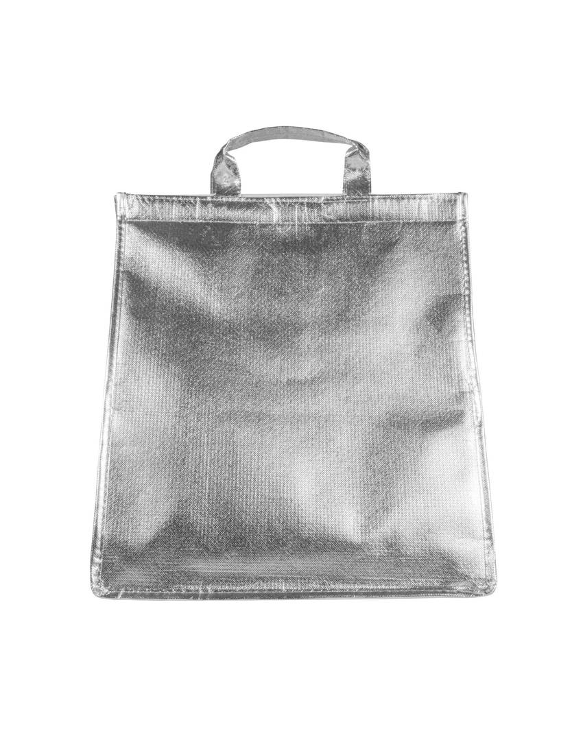 Borsa frigo porta torte/pizza in tnt laminato 110 g/m2, chiusura con velcro Handle