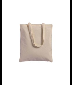 Shopper in cotone 100 g/m2, manici lunghi Handle