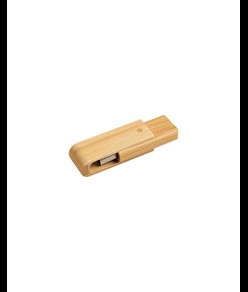 Chiavetta girevole USB 4Gb in bamboo. Possibilità di import su richiesta