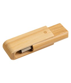 Chiavetta girevole USB 8Gb in bamboo. Possibilità di import su richiesta
