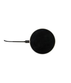 Base di ricarica senza fili in plastica con luce LED per incisione laser, 10W Base di ricarica senza fili in plastica con luce LED per incisione laser, 10W