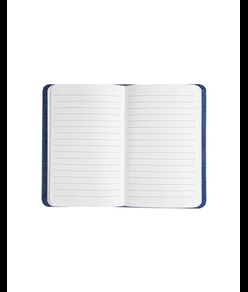 Quaderno con copertina in R-Pet, con elastico, fogli a righe color bianco