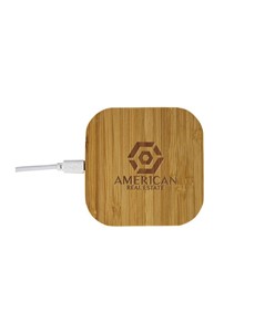 Base di ricarica wireless in Bambu Base di ricarica wireless in Bambu