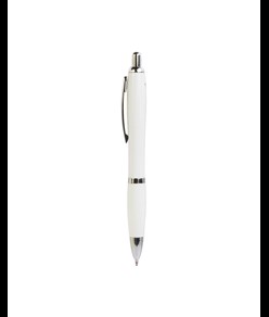 Penna a sfera in ABS con fusto antibatterico.Clip in metallo. ISO 22196.