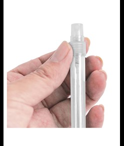 Penna a sfera in ABS con erogatore spray da 10 ml riempibile (liquido non incluso)