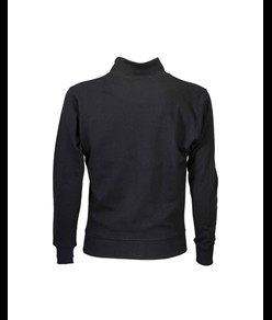 Felpa con zip lunga, tasche laterali