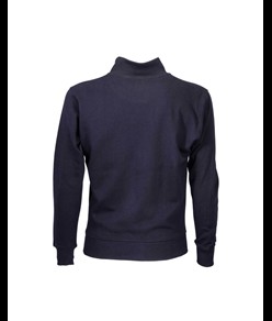 Felpa con zip lunga, tasche laterali