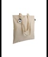 Shopper certificata Fairtrade® in cotone 140g/m2, manici lunghi Handle