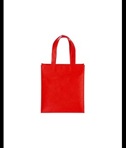Shopper mini con soffietto in  R-pet 80 g/m2 con soffietto, manici corti Handle