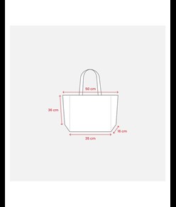 Shopper in cotone riciclato  190 g/m2 con soffietto alla base, manici lunghi Handle