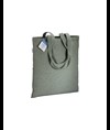 Shopper carbon neutral in cotone riciclato  280 g/m2, manici lunghi Handle