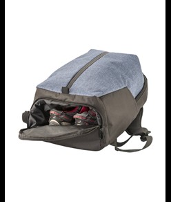 Zaino sport  in poliestere melange e tasca portascarpe