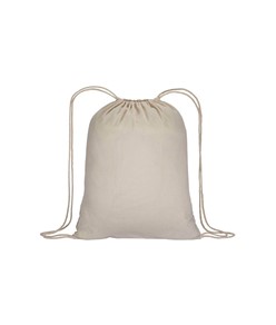 Zainetto in cotone 135 g/m2 con chiusura a strozzo,  base in sughero Handle Zainetto in cotone 135 g/m2 con chiusura a strozzo,  base in sughero Handle