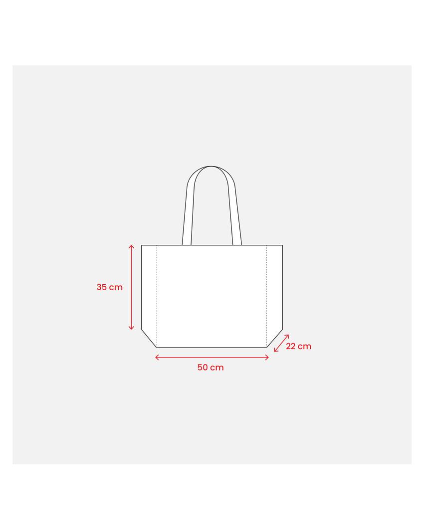 Shopper in cotone 280 g/m2 con soffietto, retro, manici e orlo in juta, manici lunghi Handle