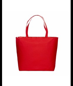 Borsa mare in poliestere 300D con manici lunghi e chiusura con zip