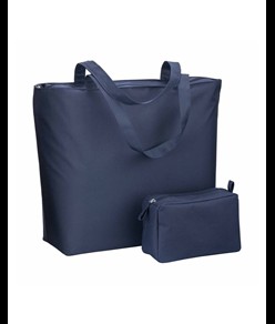 Borsa mare in poliestere 300D con manici lunghi e chiusura con zip