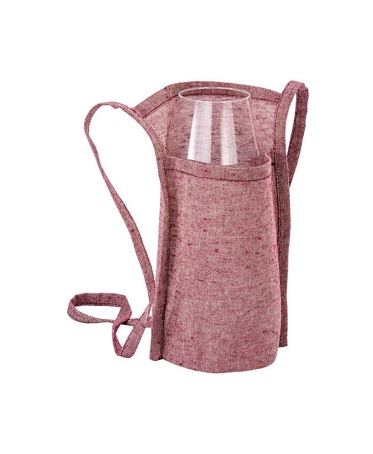 Portabicchiere da degustazione in cotone riciclato. Handle Portabicchiere da degustazione in cotone riciclato. Handle