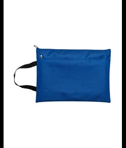 Porta documenti in poliestere con tasca frontale