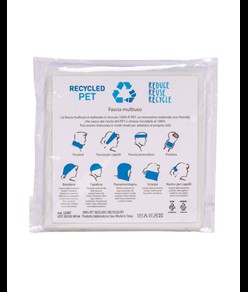 Bandana multiuso tubolare  R-pet in tessuto elastico