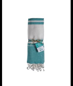 Telo mare/pareo in cotone riciclato 180 gr/m2