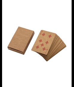 Mazzo di carte da gioco da 54 carte, in scatola singola, in carta riciclata