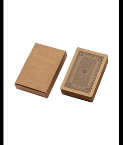 Mazzo di carte da gioco da 54 carte, in scatola singola, in carta riciclata