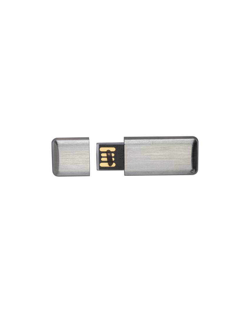 Chiavetta Usb, in metallo e con luce bianca 4GB