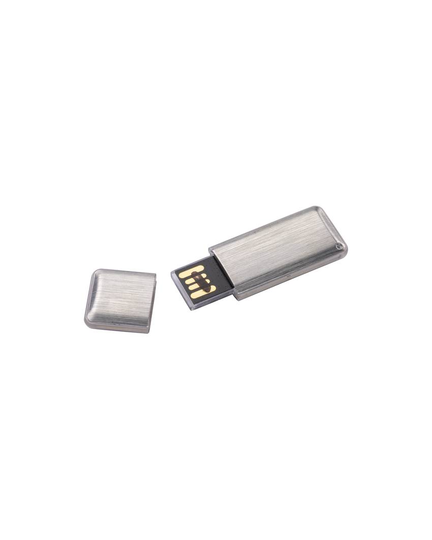 Chiavetta Usb, in metallo e con luce bianca 4GB