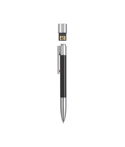 Penna a sfera in metallo con inchiostro nero, con usb 4GB Penna a sfera in metallo con inchiostro nero, con usb 4GB