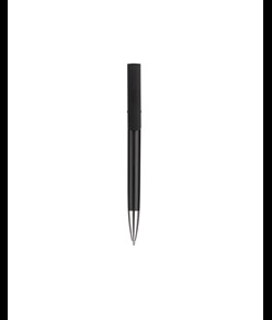 Penna twist in plastica con fusto metallizzato, stand portacellulare