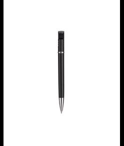 Penna twist in plastica con fusto metallizzato, stand portacellulare