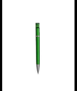 Penna twist in plastica con fusto metallizzato, stand portacellulare