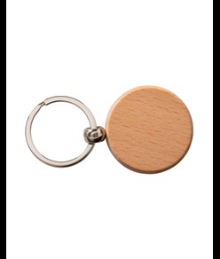Portachiavi tondo in legno
