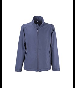 Giacca softshell con inteno in polar, due tasche laterali e chiusura con zip