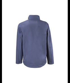 Giacca softshell con inteno in polar, due tasche laterali e chiusura con zip