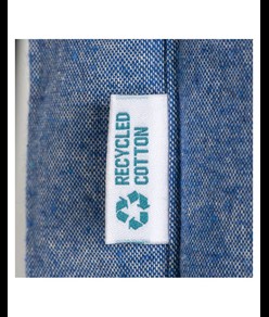 Shopper  in cotone riciclato 190 g/m2, manici lunghi e soffietto Handle