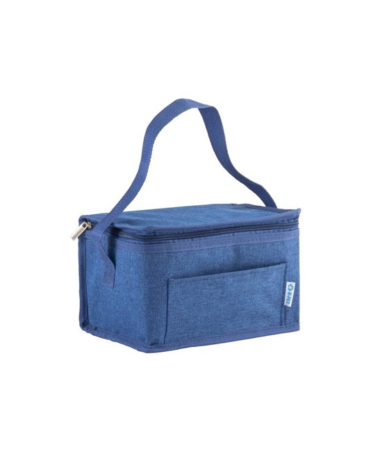 Borsa termica in r-pet melange con interno argentato Borsa termica in r-pet melange con interno argentato