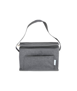 Borsa termica in r-pet melange con interno argentato Borsa termica in r-pet melange con interno argentato