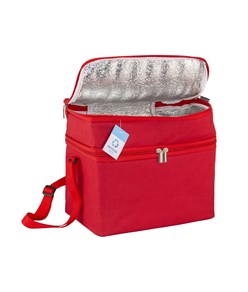 Borsa termica in r-pet con interno argentato Borsa termica in r-pet con interno argentato