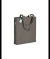 Shopper in cotone riciclato 280 g/m2, manici lunghi e soffietto Handle